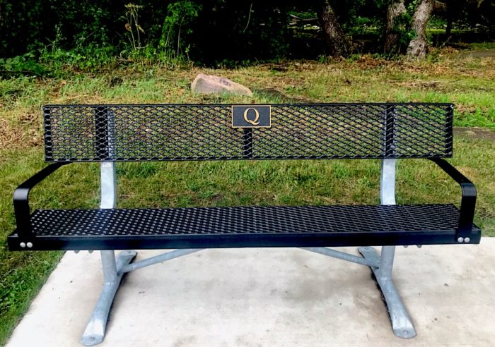 Mystery Q-Sponsored Park Bench!